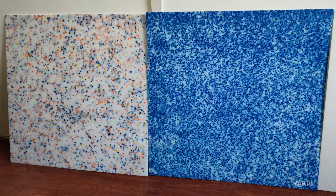 colorful recycled plastic sheets