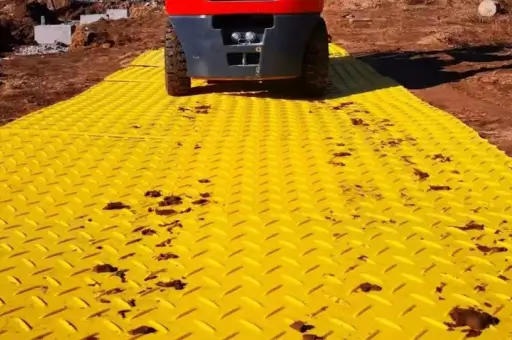 pe plastic ground protection mats lightweight durable slip-resistant wear resistant impact resistant