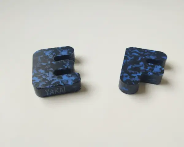 Recycled plastic keychain