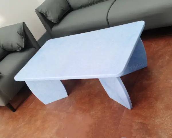 Recycled plastic table