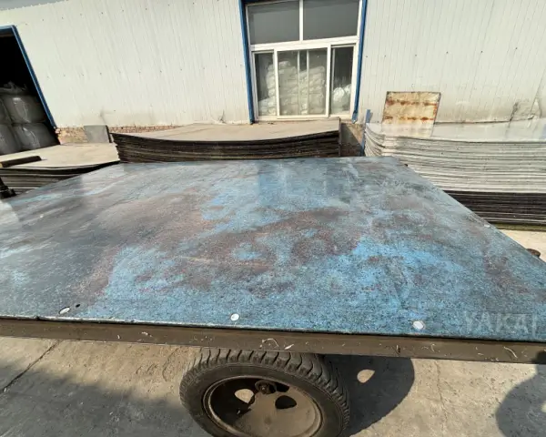 Recycled plastic truck liner